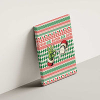 Six Seven Meme Canvas Wall Art Funny Green Hand Christmas - Wonder Print Shop