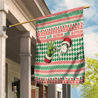 Six Seven Meme Garden Flag Funny Green Hand Christmas - Wonder Print Shop