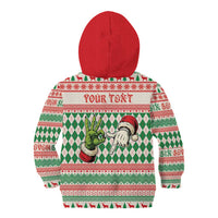 Six Seven Meme Personalized Kid Hoodie Funny Green Hand Christmas - Wonder Print Shop