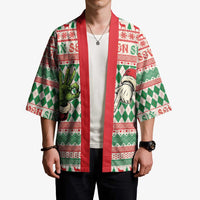 Six Seven Meme Personalized Kimono Funny Green Hand Christmas - Wonder Print Shop