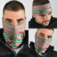 Six Seven Meme Neck Gaiter Funny Green Hand Christmas - Wonder Print Shop