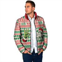 Six Seven Meme Personalized Padded Jacket Funny Green Hand Christmas - Wonder Print Shop