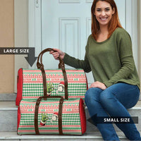 Six Seven Meme Travel Bag Funny Green Hand Christmas - Wonder Print Shop