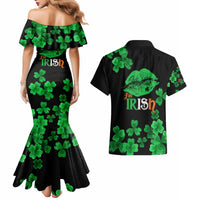 Kiss Me Im Irish St Patricks Day Couples Matching Mermaid Dress and Hawaiian Shirt LT9 - Wonder Print Shop