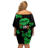 Kiss Me Im Irish St Patricks Day Family Matching Off Shoulder Short Dress and Hawaiian Shirt LT9 - Wonder Print Shop