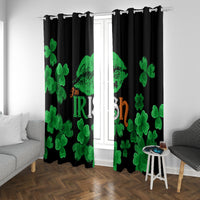 Kiss Me Im Irish St Patricks Day Window Curtain - Wonder Print Shop