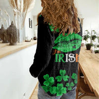 Kiss Me Im Irish St Patricks Day Women Casual Shirt - Wonder Print Shop