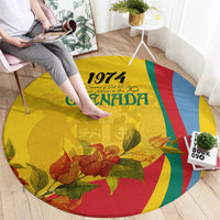 grenada-independence-day-round-carpet-bougainvillea-flowers-flag-style
