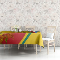 Grenada Independence Day Tablecloth Bougainvillea Flowers Flag Style - Wonder Print Shop