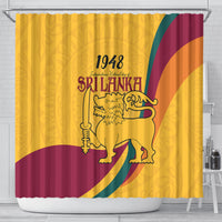 sri-lanka-national-day-shower-curtain-the-lion-passant-with-ketayam-wood-art