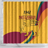 sri-lanka-national-day-shower-curtain-the-lion-passant-with-ketayam-wood-art
