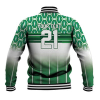 World Football Morocco Custom Baseball Jacket 1994 Away Retro Green Jersey - Wonder Print Shop