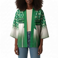 World Football Morocco Custom Kimono 1994 Away Retro Green Jersey - Wonder Print Shop