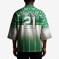 World Football Morocco Custom Kimono 1994 Away Retro Green Jersey - Wonder Print Shop