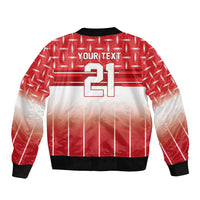 World Football Morocco Custom Bomber Jacket 1994 Away Retro Red Jersey - Wonder Print Shop
