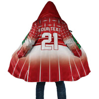 World Football Morocco Custom Cloak 1994 Away Retro Red Jersey - Wonder Print Shop