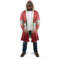 World Football Morocco Custom Cloak 1994 Away Retro Red Jersey - Wonder Print Shop