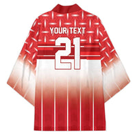World Football Morocco Custom Kimono 1994 Away Retro Red Jersey - Wonder Print Shop