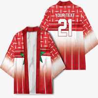 World Football Morocco Custom Kimono 1994 Away Retro Red Jersey - Wonder Print Shop