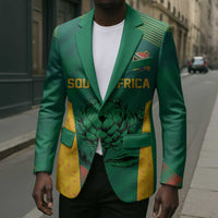 World Football 2026 South Africa Custom Blazer Tradional Protea Kente Pattern - Wonder Print Shop
