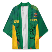 World Football 2026 South Africa Custom Kimono Tradional Protea Kente Pattern - Wonder Print Shop