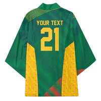World Football 2026 South Africa Custom Kimono Tradional Protea Kente Pattern - Wonder Print Shop