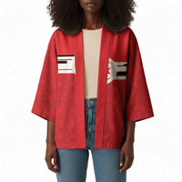 World Football 2026 Tunisia Custom Kimono Traditional Islamic Motif - Wonder Print Shop