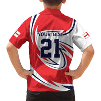 England Lion Mascot Cricket Custom Hawaiian Shirt Unique Pattern