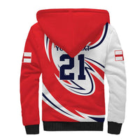 England Lion Mascot Cricket Custom Sherpa Hoodie Unique Pattern