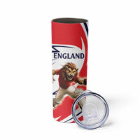 England Lion Mascot Cricket Custom Skinny Tumbler Unique Pattern