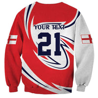 England Lion Mascot Cricket Custom Sweatshirt Unique Pattern