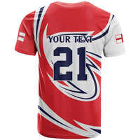 England Lion Mascot Cricket Custom T Shirt Unique Pattern