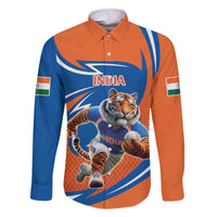 Indian Bengal Tiger Cricket Custom Family Matching Off The Shoulder Long Sleeve Dress and Hawaiian Shirt Unique Pattern