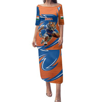 Indian Bengal Tiger Cricket Custom Family Matching Puletasi and Hawaiian Shirt Unique Pattern