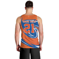 Indian Bengal Tiger Cricket Custom Men Tank Top Unique Pattern