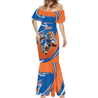 Indian Bengal Tiger Cricket Custom Mermaid Dress Unique Pattern