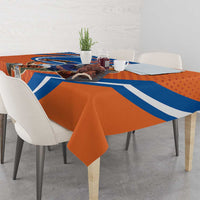 Indian Bengal Tiger Cricket Custom Tablecloth Unique Pattern