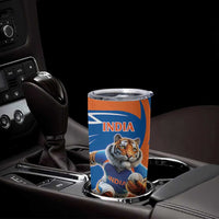 Indian Bengal Tiger Cricket Custom Tumbler Cup Unique Pattern