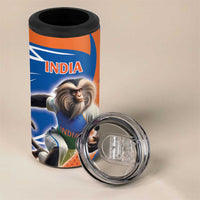 Indian Nilgiri Langur Cricket Custom 4 in 1 Can Cooler Tumbler Unique Pattern