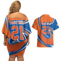 Indian Nilgiri Langur Cricket Custom Couples Matching Off Shoulder Short Dress and Hawaiian Shirt Unique Pattern