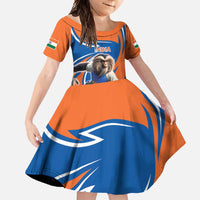 Indian Nilgiri Langur Cricket Custom Family Matching Off Shoulder Maxi Dress and Hawaiian Shirt Unique Pattern