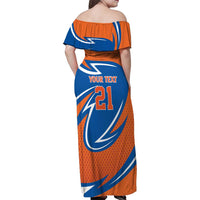 Indian Nilgiri Langur Cricket Custom Family Matching Off Shoulder Maxi Dress and Hawaiian Shirt Unique Pattern
