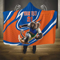 Indian Nilgiri Langur Cricket Custom Hooded Blanket Unique Pattern