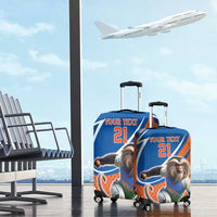 Indian Nilgiri Langur Cricket Custom Luggage Cover Unique Pattern