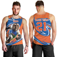 Indian Nilgiri Langur Cricket Custom Men Tank Top Unique Pattern