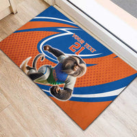 Indian Nilgiri Langur Cricket Custom Rubber Doormat Unique Pattern