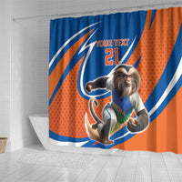 Indian Nilgiri Langur Cricket Custom Shower Curtain Unique Pattern