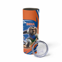 Indian Nilgiri Langur Cricket Custom Skinny Tumbler Unique Pattern