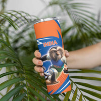 Indian Nilgiri Langur Cricket Custom Skinny Tumbler Unique Pattern