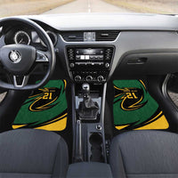 South African Secretary Bird Cricket Custom Car Mats Unique Pattern